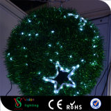 LED Tinsel Christmas Ball Motif Lights