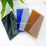 3-6mm Decorative Clear and Colored Patterned Glass