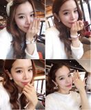 Hot Fashion Street Shoot Accessories Imitation Pearl Size Adjustable Ring