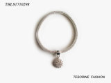 Fashion High Quality Popular Crystal Silver Bracelet