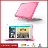 Rubberized Clear Hard Case Shell Cover with Kickstand for MacBook PRO