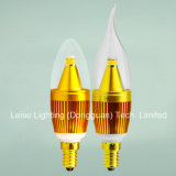 Hot Sale Scob CREE Chips 330degree LED Candle Lamp/Bulb (J)