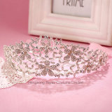 Hair Jewelry Big Silver Wedding Bridal Crown&Tiara Romantic Design Shining Crystal Rhinestone for Bride Party (CR-12)