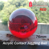 DSjuggling 76mm Red Acrylic Contact Magic Juggling Ball