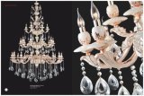 Jade Golden and White Hotel Project Crystal Chandelier Light