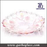 Stock Glass Plate with Color Design