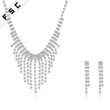 China Jewelry Wholesale Simple Design New Models Bridal Jewelry Set
