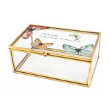 Custom Luxury Fashion Glass Jewellery Box (Jb-1062)