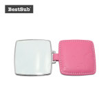 Bestsub Leather Cased Square Hand Compact Mirror (JB19)