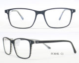 Four Colors Stripe Wooden Polished Optical Eyeglasses Frame