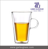 15oz Big Size Double Wall Glass Tumbler for Home Using with Borosilicate Material GB510050440