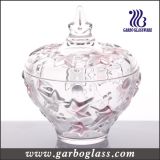 Spray Color Red Maple Leaf Glass Jar (GB1806FY/PDS)