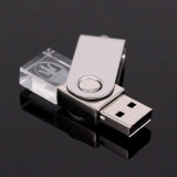 High Quality Custom 3D Logo Crystal USB