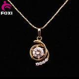 Fashion Design Gemstone Gold Plated Gemstone Pendant Jewelry
