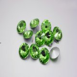 Factory Direct Sale AAA Quality 4mm Ss16 Peridot Cubic Zircon Gems for Jewelry Decoration