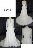 Lighter Long Sleeve Wedding Dress Chiffon