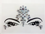 Fashion Face Tattoo Sticker Bling Bling Jewelry Face Eyes Beauty Temporary Makeup Sticker (SR-25)