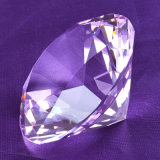 Pink Precious Stone Glass Crystal Diamond Jewel for Decorative