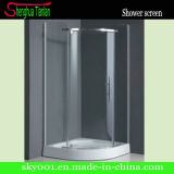 Small Cheap Quadrant Simple Fiberglass Hinge Shower Enclosure (TL-513)