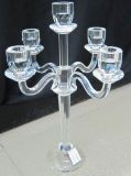 Crystal Candle Holder with Five Posters (KLS14308-22D)