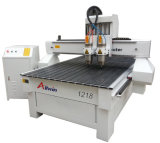1218 Two Heads Atc CNC Router Engraving Machine 1200X1800mm Woodworking Machine