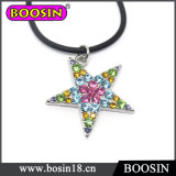 Sparkling Crystal Lucky Star Charm Necklace Wholesale #14269