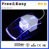 New Colorful 2.4G Crystal Wireless Arrows Computer Mouse