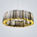 Project LED Stainless Steel Pendant Lamp Indoor Designer Crystal Chandelier