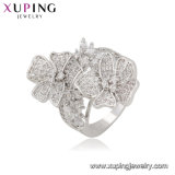 14891 Fashion Luxury Platinum-Plated Jewelry Pupolar CZ Ring for Women