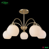 White Glass Chandelier Lighting with Round Glass (P-8104/5)