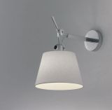 Aluminum Wall Lamp with Fabric Shade (WHW-754)