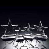 Standing Crystal Star Trophy for Recognition Award Ideas
