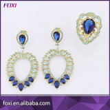 Brazil Design Luxury Dark Blue Jewelry Set