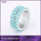 China Wholesale Fashion Jewelry Brass Zirconia Semi Jewels Ring