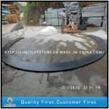 Padang Dark Flamed G654 Granite Stone Landscape Stairs for Paving