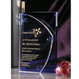 Book Design Crystal Trophy Award for Table Decoration