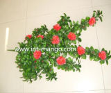 Artificial Red Flower Big Bundle for Hedge (MW16023)