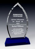 Citadel Flame Award with Blue Crystal Base (NU-CW951)