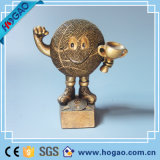 Polyresin Custom Bronze Decoration Warrior Swordman