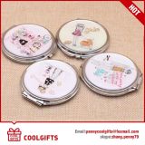 Cute Epoxy Sticker Double Side Stainless Folding Cosmetic Mirror