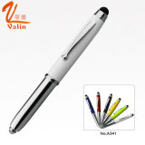 Multi Color LED Light Metal Pen for Business People