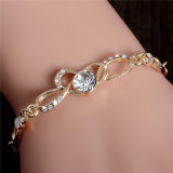 Gold Color Fashion Women's Jewelry CZ Crystal Bracelet