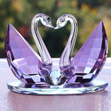 High Grade Crystal Swan Gift Crystal Wedding Decorations