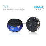 W3 Portable Crystal Colorful Handsfree Bluetooth Speaker 2018 New Arrival