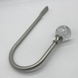 Zinc Plate Vintage Casting Iron Wall Hooks with Crystal Ball