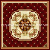 Red Color Carpet Puzzle Tile with Golden