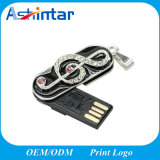 Waterproof Mini Metal USB Memory Stick Crystal USB Pendrive