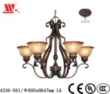 Luxury Crystal Chandelier with Glass Shades 4366-561