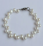 2 Rows Natural Coin Freshwater Pearl Bracelet Supplier (EB1564-1)