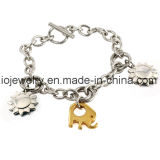Wholesale Kids Jewelry Stainless Steel Elephant Charm Bracelet
